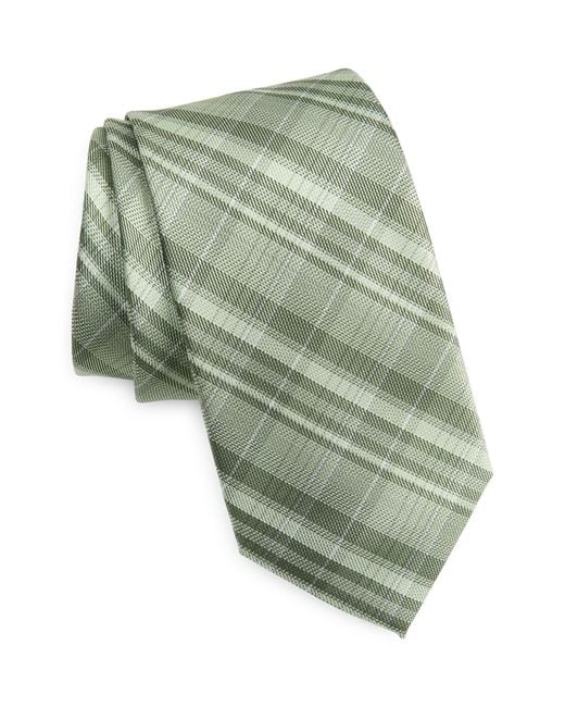 Calvin Klein Green Blake Plaid Tie for men