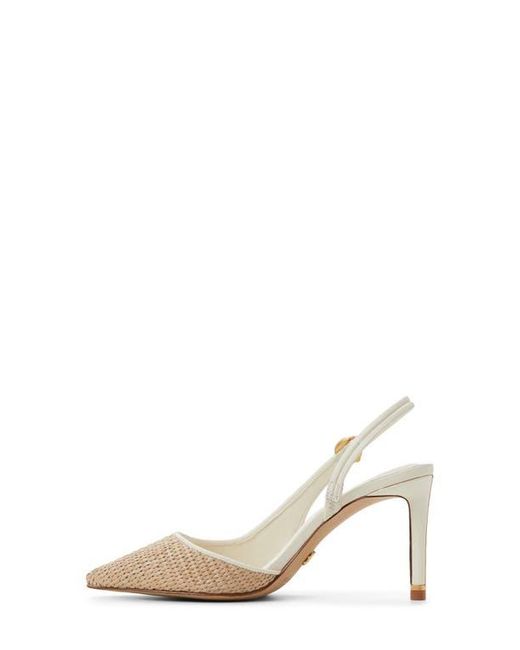 Ted Baker White Sadie Pointed Toe Slingback Pump