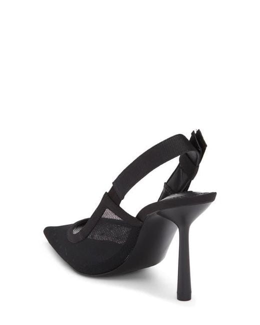 Steve Madden Black Stefani Slingback Pump