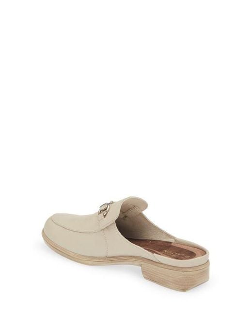 Naot White Halny Mule