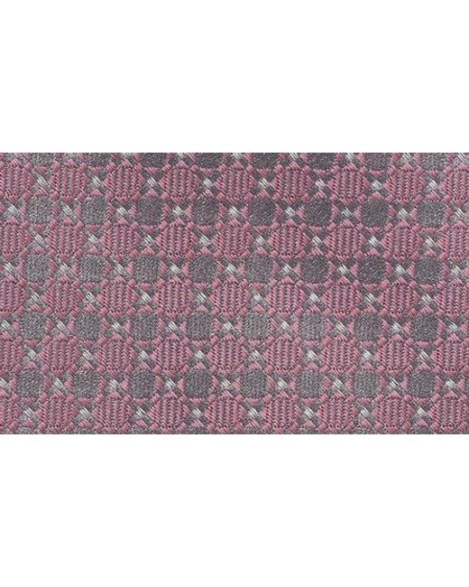 DKNY Purple Geometric Tie for men