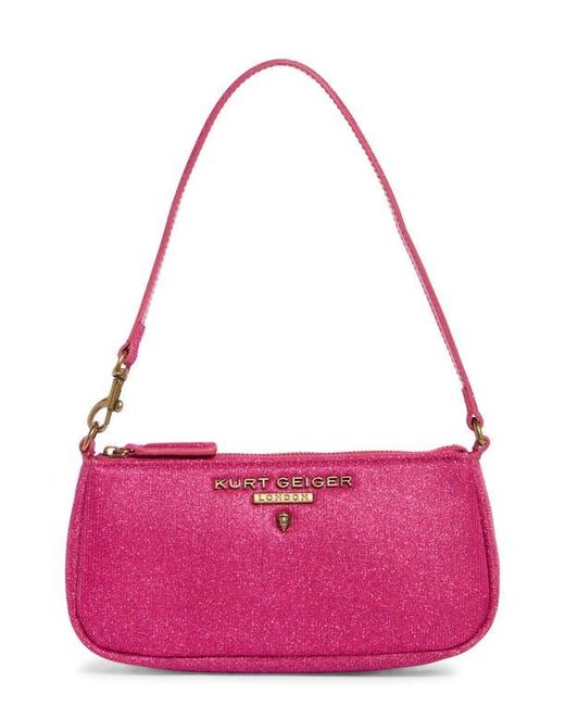 Kurt Geiger Pink Highgate Small Wristlet Shoulder Bag