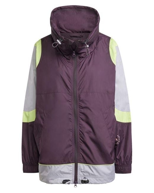 Adidas By Stella McCartney Purple Wind.Rdy Woven Track Jacket