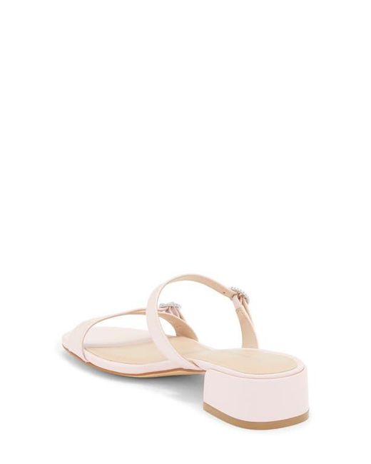 Stuart Weitzman Pink Ginger Crystal Slide Sandal