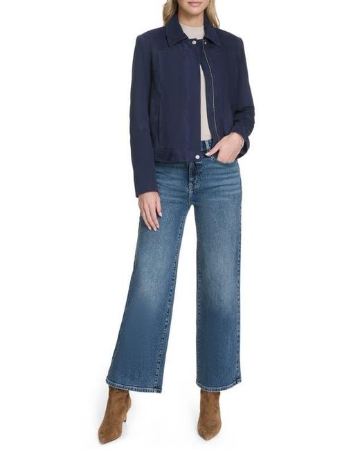 Cole Haan Blue Suede Jacket