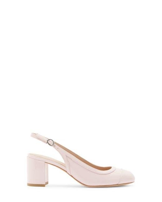 Stuart Weitzman Natural Celina 60 Slingback Pump