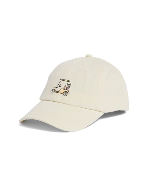 Frasier Sterling White Caddy Embroidered Hat