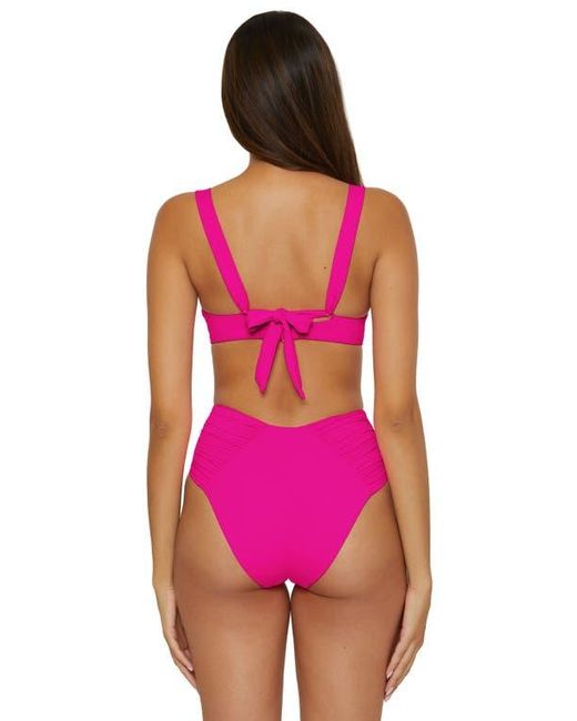 Becca Pink Color Code Underwire Bikini Top