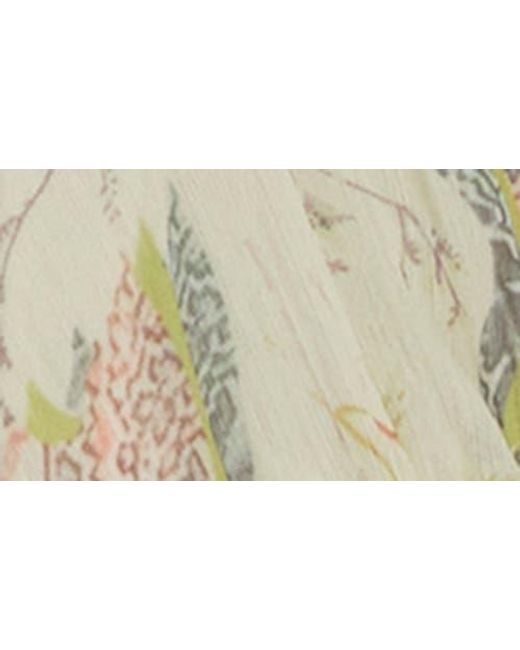 knee length dresses for ladies The Jarding Floral Tiered Dress in Navy + Fuchsia