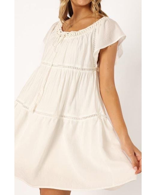 Petal & Pup Natural Ulla Tiered Dress