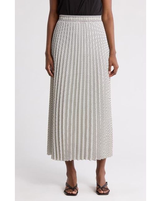 Max Studio Multicolor Pleated Maxi Skirt