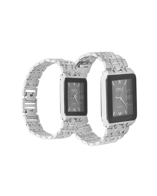 Jones New York Two-piece Diamond Accent Bracelet Watch His & Hers Set ...
