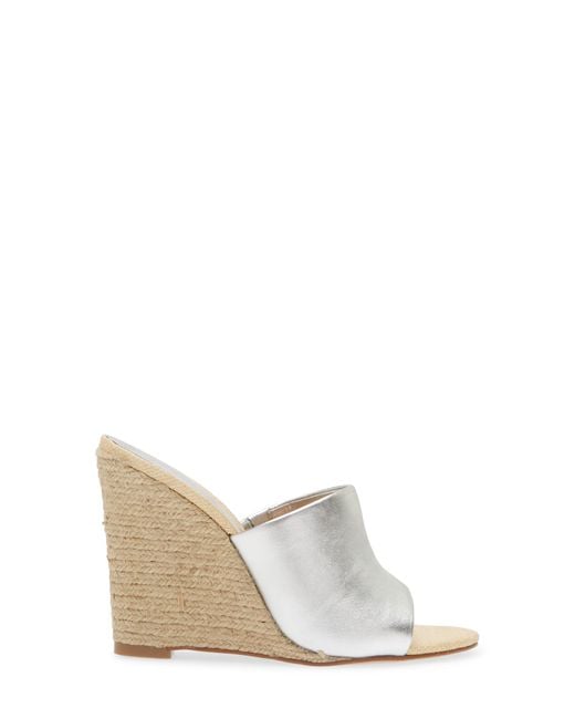 SCHUTZ SHOES White Lucy Espadrille Wedge Sandal