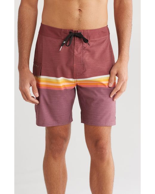 Rip Curl Red Surf Revival Board Shorts for men