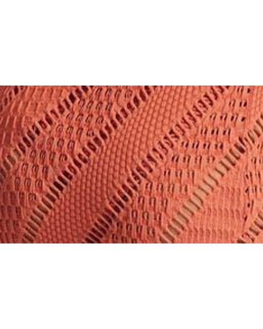 Seafolly Red Marrakesh Tassel Cover-up Midi Skirt
