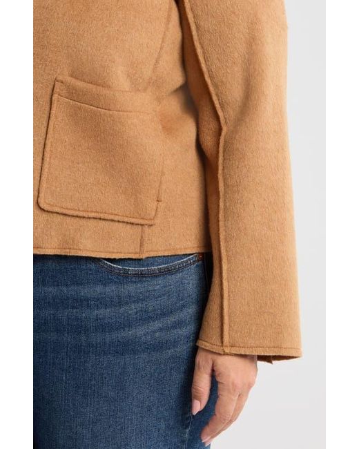 Wit & Wisdom Blue Open Front Crop Jacket