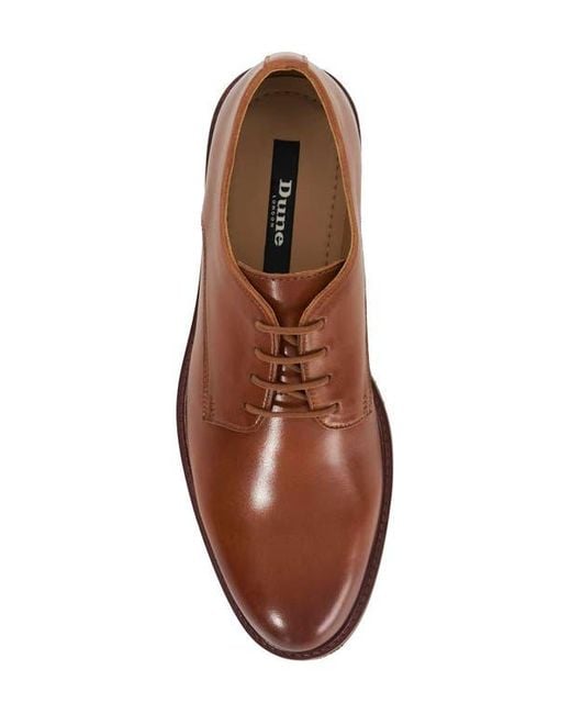 Dune Brown Sethel Plain Toe Derby for men