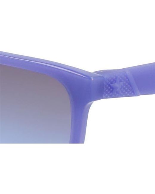 Converse Blue Restore 54Mm Rectangular Sunglasses