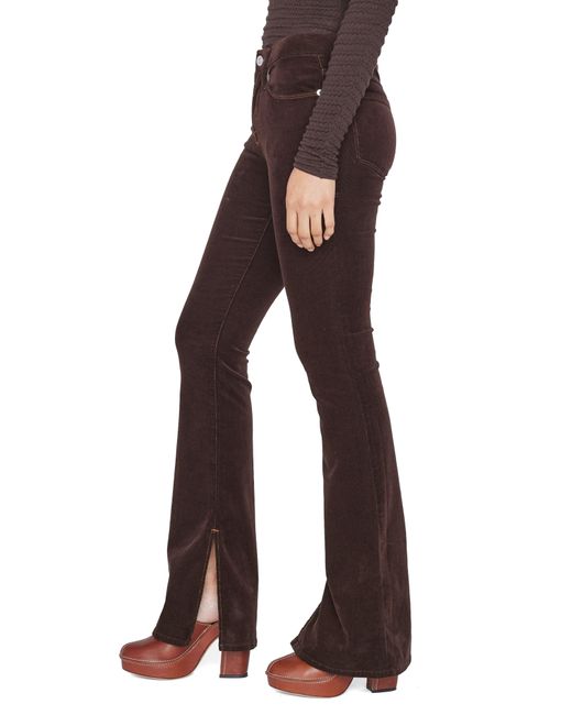 FRAME Brown Le Mini Boot Side Slit Bootcut Corduroy Jeans