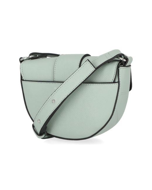Tahari Gray Roma Faux Leather Shoulder Bag
