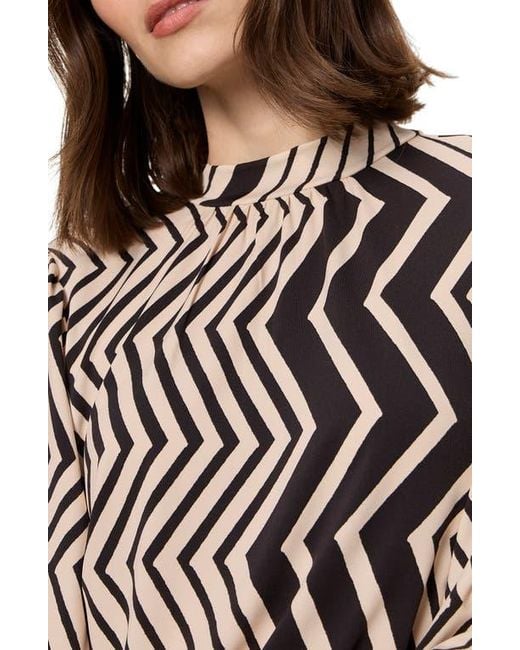 Sanctuary Multicolor Mixed Print Top