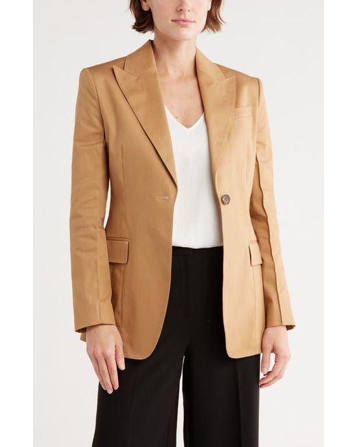 Boss Brown One-Button Blazer