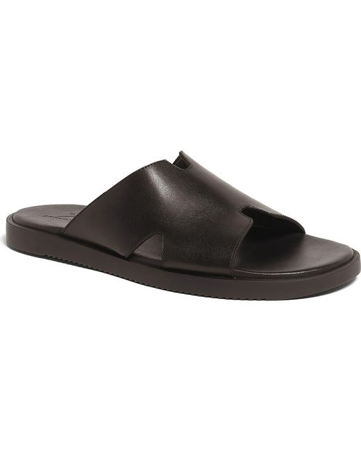 Anthony Veer Black Marrkesh Slide Sandal for men