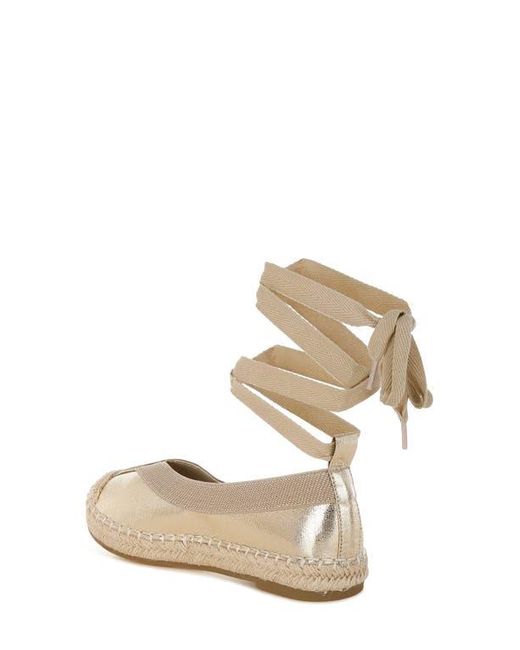 LONDON RAG Metallic Zayal Detachable Wrap Tie Flat