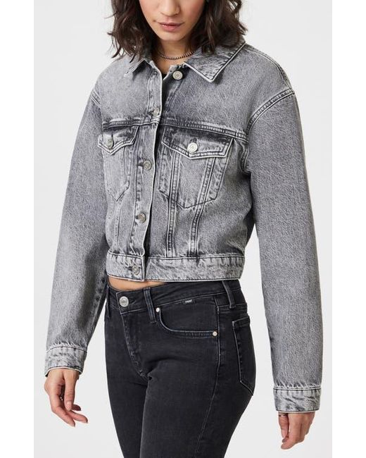 Mavi Gray Harmony Crop Denim Jacket