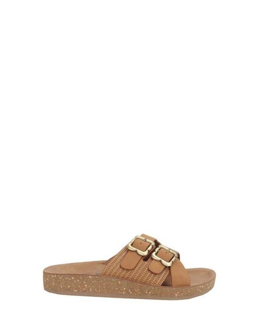 Seven7 Brown Double Strap Sandal