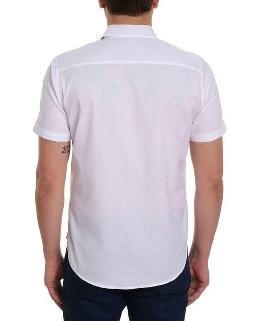 Robert Graham White Bayview L/s for men