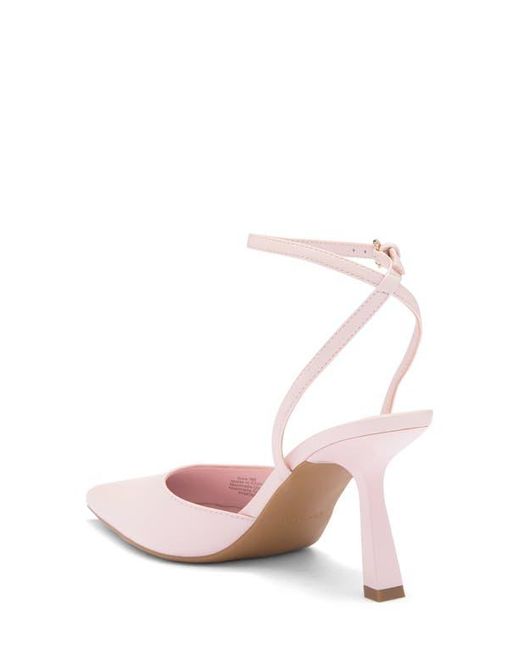 Open Edit Pink Neesha Ankle Strap Pump