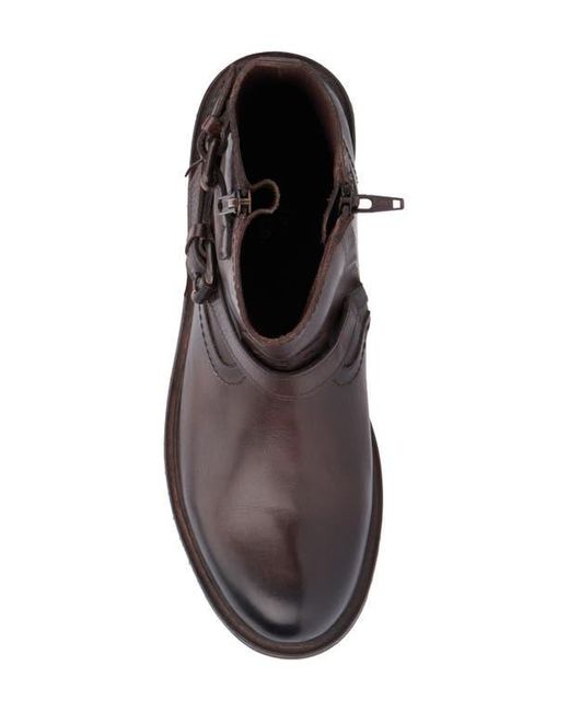 Vintage Foundry Brown Umay Moto Boot