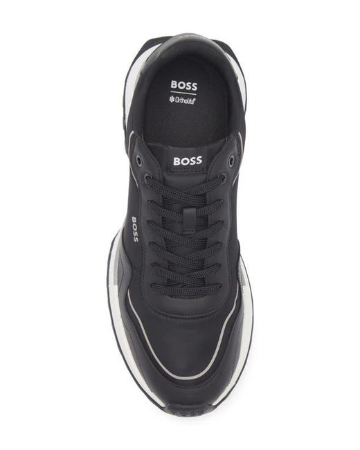 Boss Gray Jonah Runn Sneaker for men