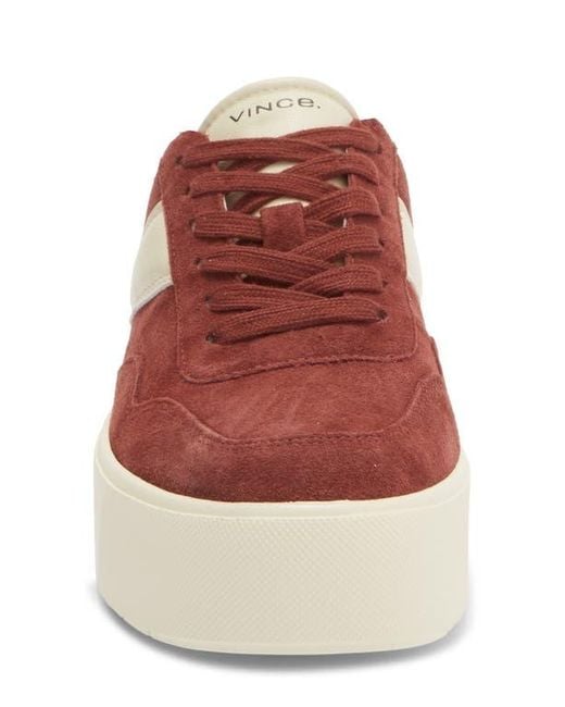 Vince Red Benfield Sneaker