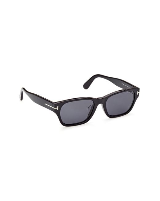 Tom Ford Black 54mm Square Sunglasses for men