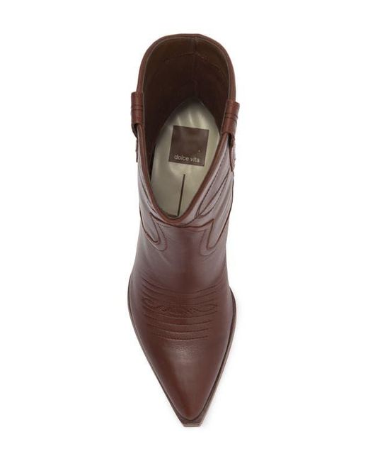 Dolce Vita Brown Angel Pointed Toe Western Boot