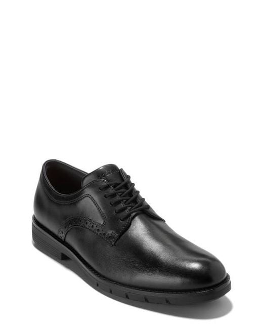 Cole Haan Black Flexgrand 360 Plain Toe Derby for men