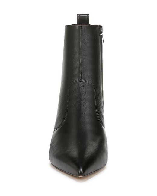 Franco Sarto Black Kura Kitten Heel Bootie
