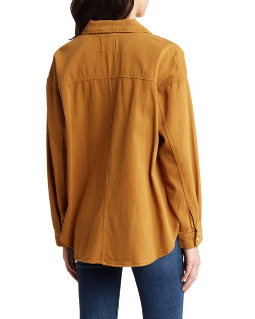 Thread & Supply Orange Fletcher Shirt Jacket