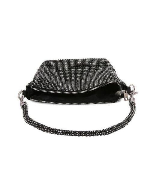 BERNESS Black Rhinestone Shoulder Bag