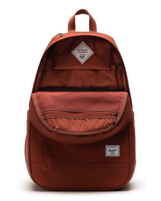 Herschel Supply Co. Red Seymour Recycled Polyester Backpack