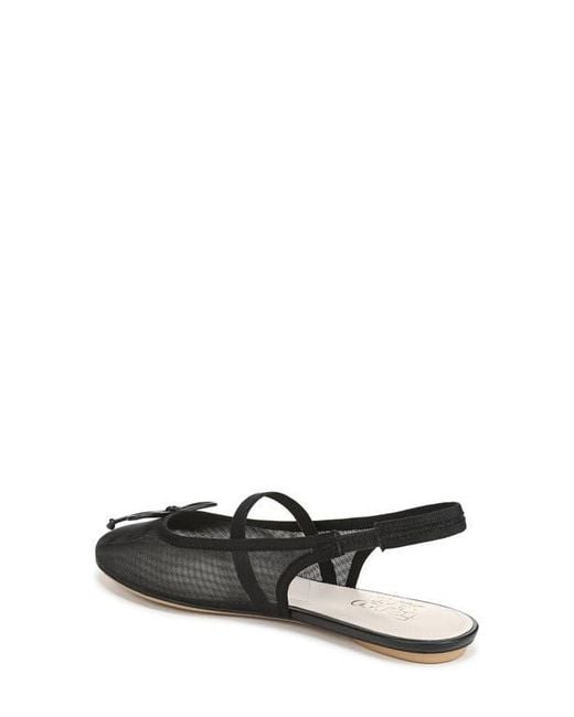 Franco Sarto Black Chara Slingback Flat