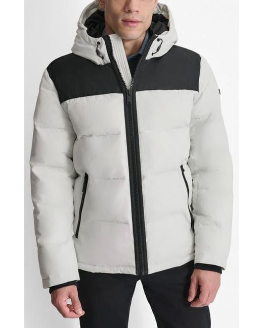 DKNY Black Puffer Jacket for men
