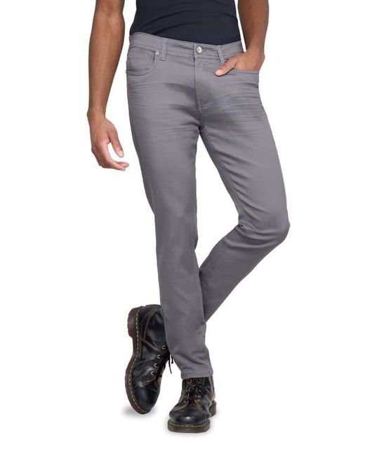 Xray Jeans Gray Classic Twill Skinny Jeans for men