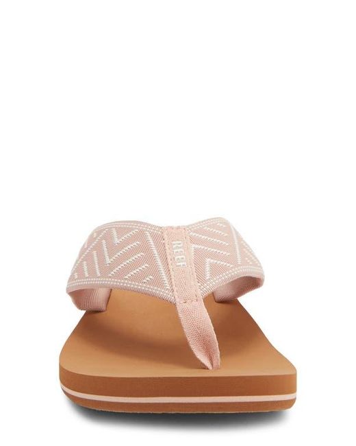 Reef Brown Spring Woven Strap Flip Flop