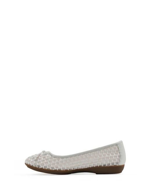 White Mountain White Chelcy Mesh Ballet Flat