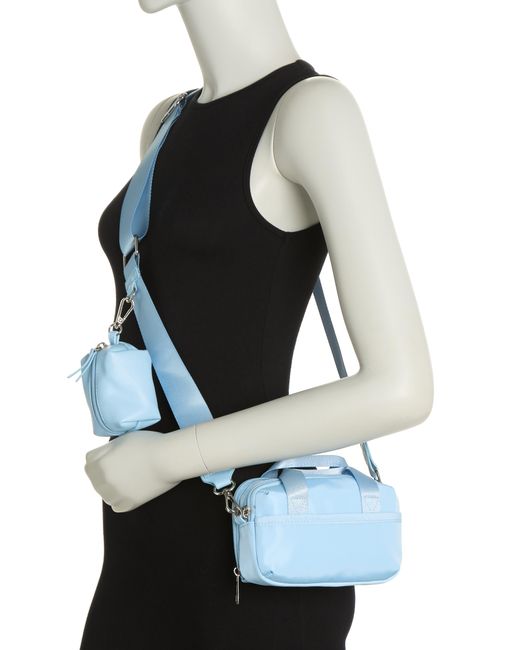 Madden Girl Blue Cellphone Crossbody Bag