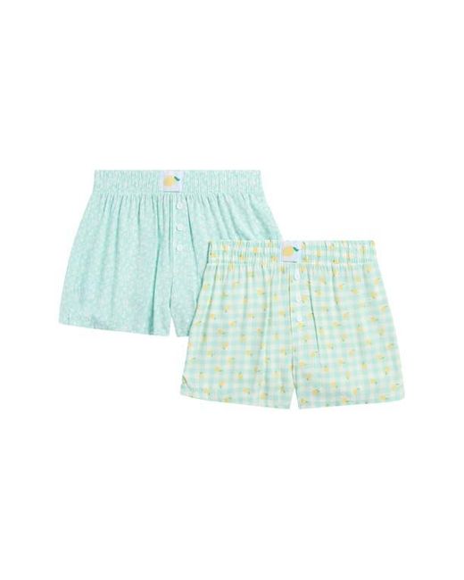 Tart Collections Blue Challis Oriel 2-Pack Boxer Shorts