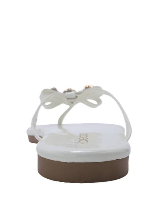 Bebe White Sandal